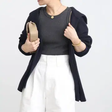 두지엠 클라세 Twins 니트 자켓 네이비 겉옷