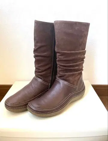 새상품급 Hush Puppies 허시파피 스웨이드 콤비 부츠