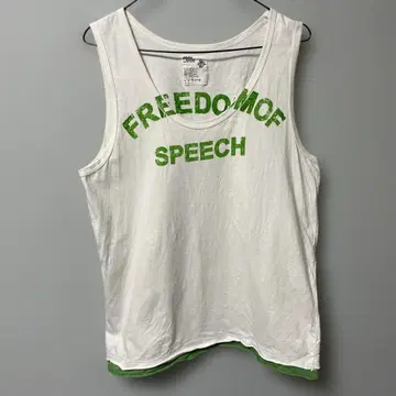 PPFM 신의 의류 L 사이즈 화이트 탱크탑