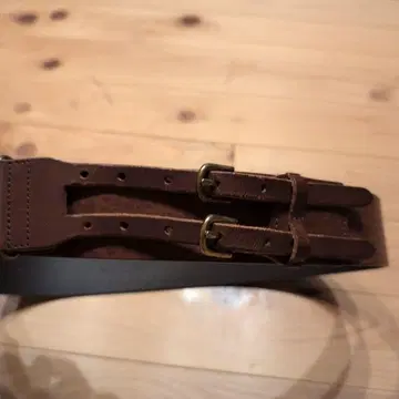 새상품급 LAUREN 브라운 가죽 벨트