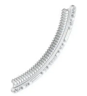 레고 24121 테크닉 기어 랙 11x11 곡선 화이트 4개