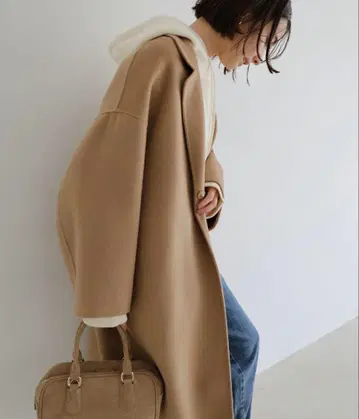 evernavy 에버네이비 리버 롱 코쿤 코트 M 사이즈