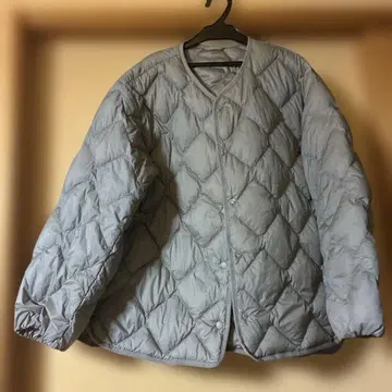 유니클로 퀼팅 자켓 긴팔 베이지