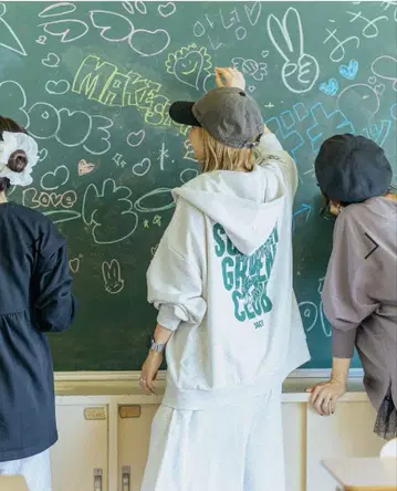 티라 모듬 BIG 후드티 오트밀 니코앤드