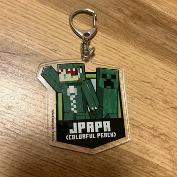 레어 Minecraft 아크릴 키링 컬러풀 피치 JPAPA