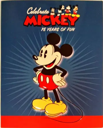 미키마우스 외국 우표 시트 2종