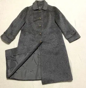 [ Petite cm ] 알파카 100% 울 롱 코트 독일제