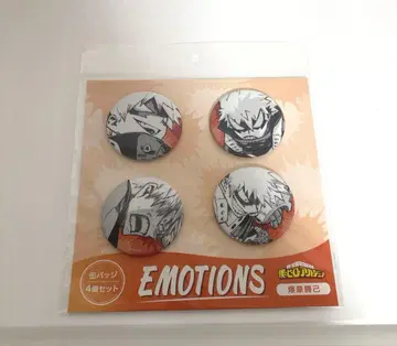 히로아카 바쿠고 카츠키 캔뱃지 EMOTIONS