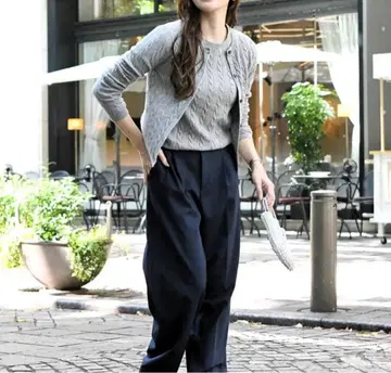 UNIQLO 케이블 니트 스웨터 가디건 앙상블 미사용 새상품