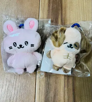 D&E 은혁 동해 2개 세트 봉제 인형 키링 SS10