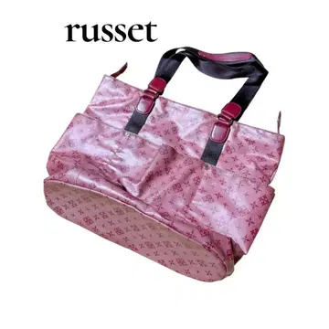 [ 레어 한정판 ] Russet (러셋) 레인백 모노그램 레드 빨간색