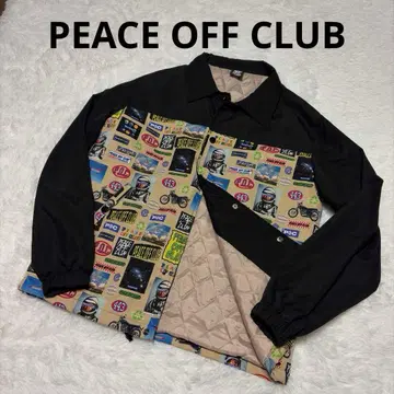 PEACE OFF CLUB 스페이스 그래픽 자켓 퀼팅