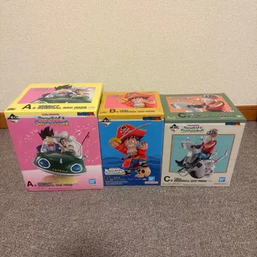 드래곤볼 제일복권 피규어 3종 세트 abc 하위상 덤 포함