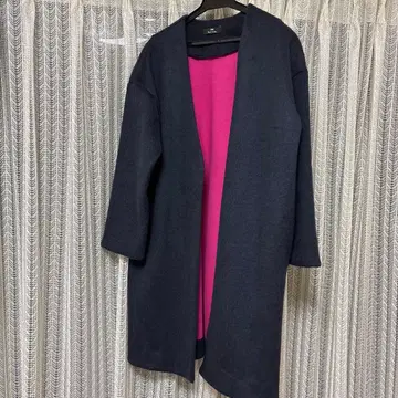 PS 폴 스미스 네이비 체스터 코트