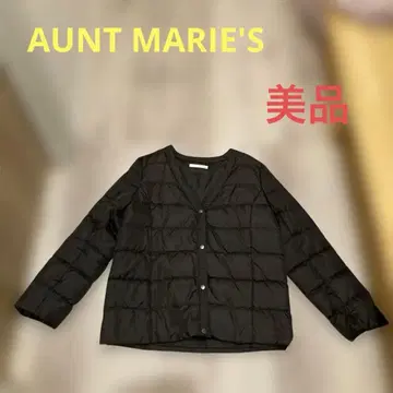 [ 새상품급 ] AUNT MARIE'S 블랙 다운 자켓