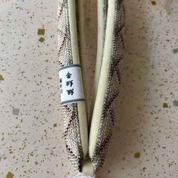 고급 하나오 조립 끈 오비 사용 순수 실크 새상품 일본제