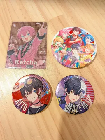 앰프 턱 컬러즈 빅 캔뱃지 캔뱃지 랜덤 가드