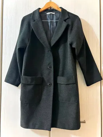 KBF 다크 그레이 체스터 코트 (루즈 free size)