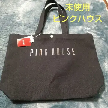 미사용 PINK HOUSE 토트백 블랙