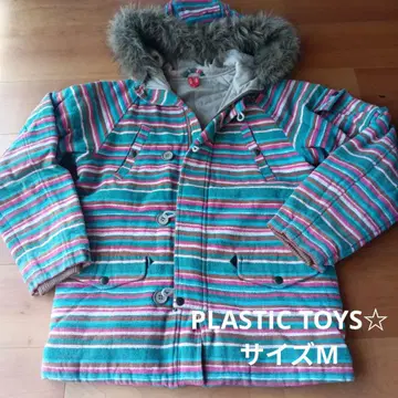 PLASTIC TOYS 퍼 달린 아우터 사이즈 M