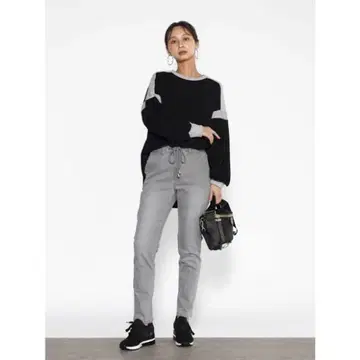 [ SCOT CLUB ] 야마다야 허리 테이프 디자인 스트레치 데님 팬츠