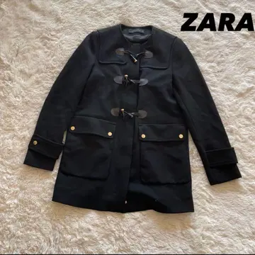 [컨디션 최상] ZARA 더플 코트 골드 버튼 골드 토크 엘레강트 오샤레
