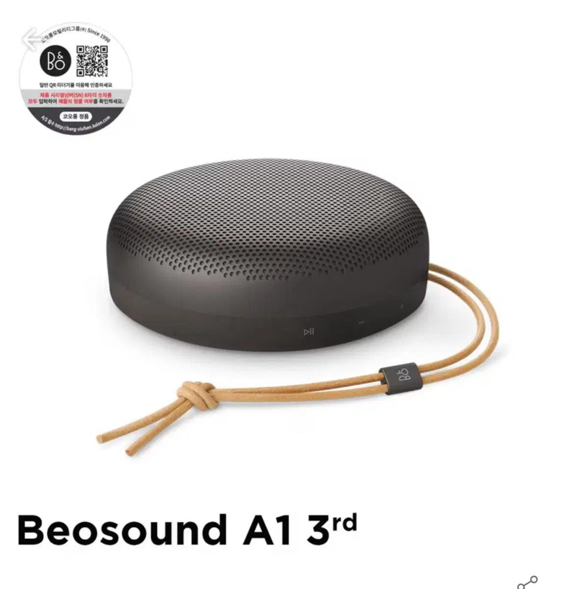 Bang &amp; Olufsen Beosound A1 3rd Generation sealed speaker
