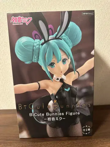 하츠네 미쿠 BiCute Bunnies 피규어 블랙 스타 화이트
