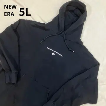 [레어 사이즈] 품절 모델 뉴에라 후드티 풀오버 블랙 5L