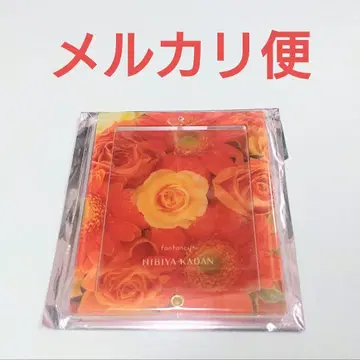 후쿠야 히비야 화단 포토 카드 아크릴 프레임 플라워 블룸 오렌지