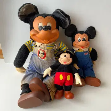 영 에포크 미키 봉제 인형 3체 세트