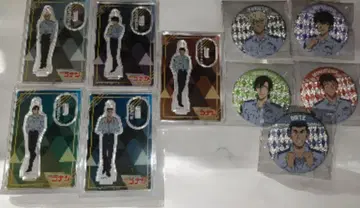 명탐정 코난 경찰학교조 미니 아크릴 스탠드 캔뱃지 메탈릭