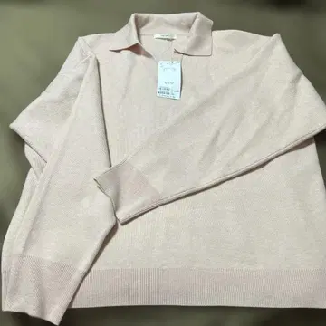 핑크 긴팔 니트 스웨터