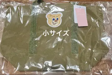 러브러리 바이 페이 올드 테디 걸 와펜 토트백 그린