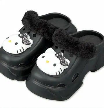 Avail 제브라 키티 보아 샌들 새상품