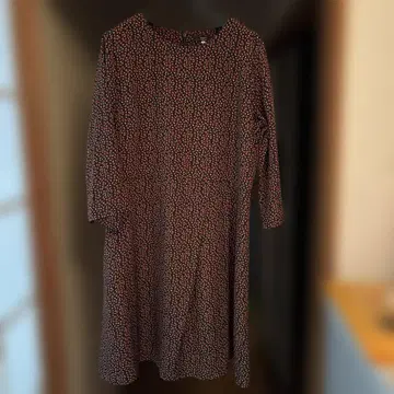 KEITH 꽃무늬 7부 소매 원피스 44