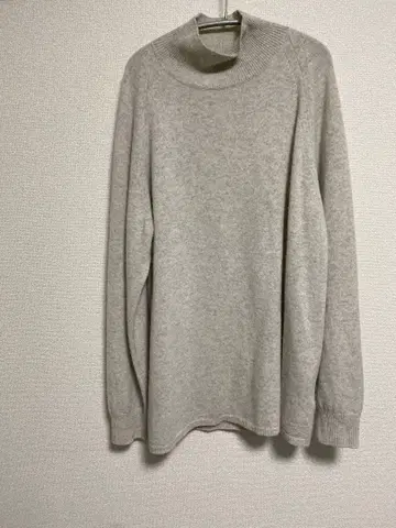 Demi-Luxe BEAMS 100% 캐시미어 하이넥 스웨터