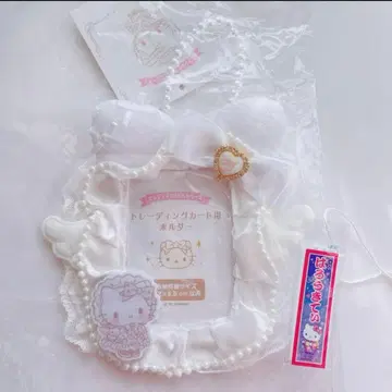 산리오 헬로키티 트레이딩 카드 홀더 순백천사 아이돌
