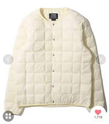 TAION CREW NECK BUTTON DOWN JACKET