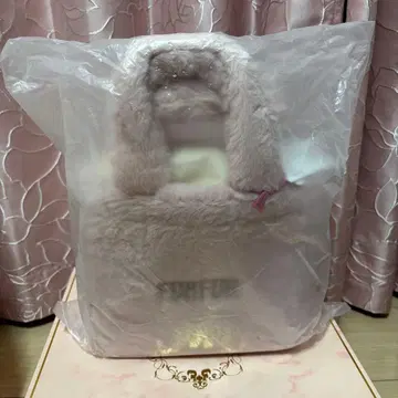 FURFUR 에코 퍼 토트백 핑크