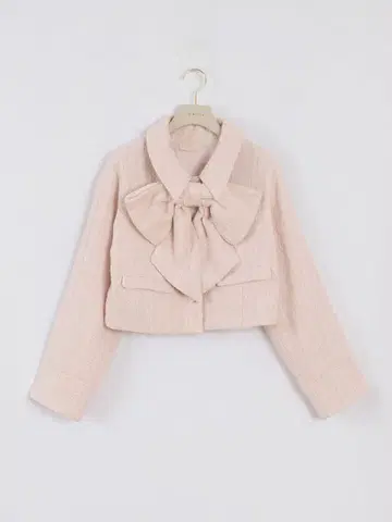 An MILLE 빅 리본 코트 핑크