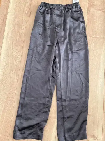 나노 유니버스 새틴 세미 와이드 이지 팬츠