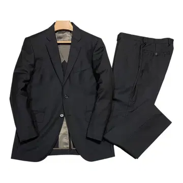 더 수트 컴퍼니 super120s 블랙 포멀 수트 XL