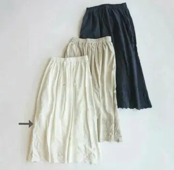 사만사 모스모스 스캘럽 페치 스커트