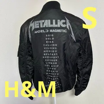 [ H&M ] METALLICA MA-1 플라이트 자켓