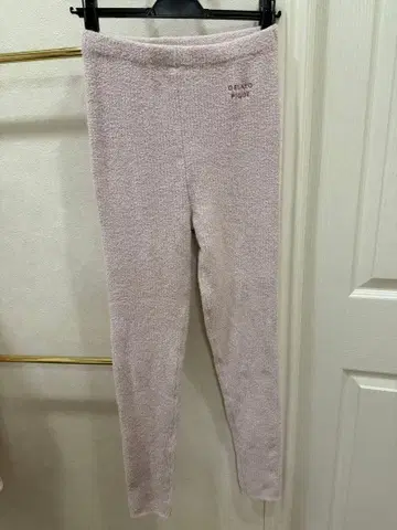 gelato pique 핑크 룸웨어 두꺼운 원단 바지 겨울용