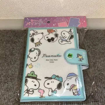 [ 새상품 ] 스누피 씰북 씰 바인더 PEANUTS