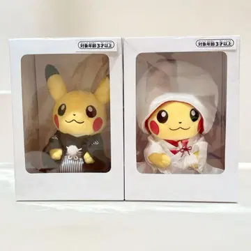 포켓몬 웨딩 봉제 인형 피카츄 결혼식 화혼 커플 세트