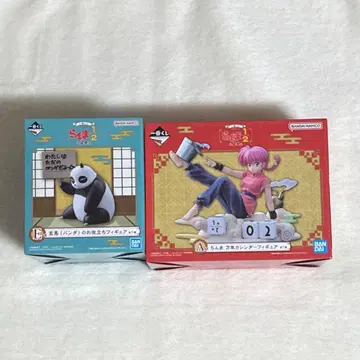 제일복권 란마 1/2 A상 E상 피규어 세트