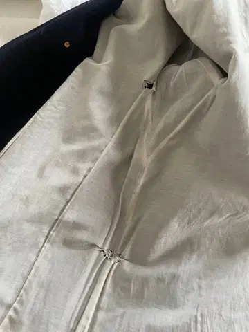 다크 그레이 테일러드 자켓 롱 기장